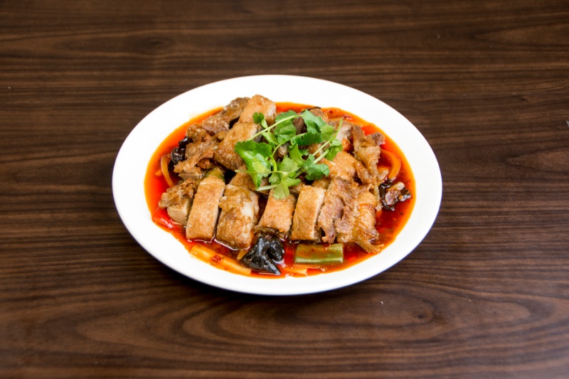 l10. sichuan crispy boneless duck 霸王炸鸭  <img title='Spicy & Hot' align='absmiddle' src='/css/spicy.png' /> <img title='Spicy & Hot' align='absmiddle' src='/css/spicy.png' />